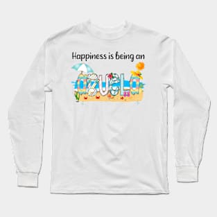 Happiness Is Being An Abuela Summer Beach Happy Mother's Day Long Sleeve T-Shirt